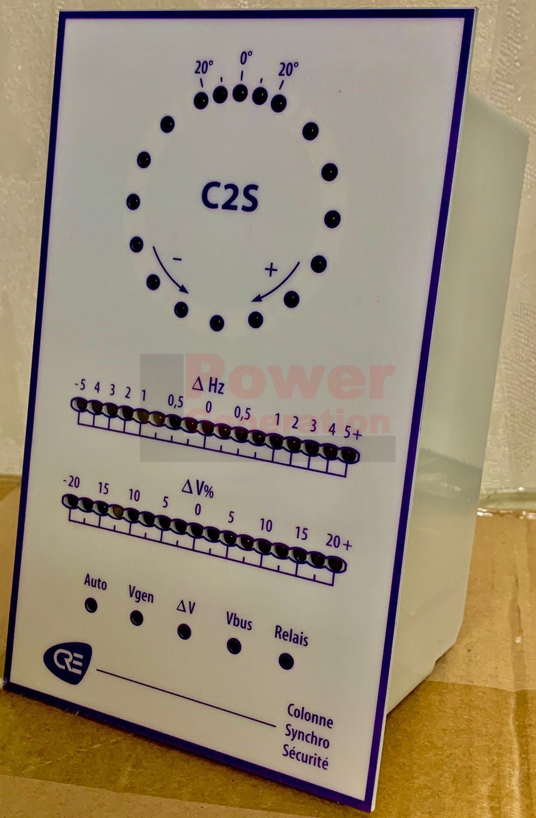 C2S 400 VAC A25Z2-D Synchronization & Safety Column (CRE-Made in France)